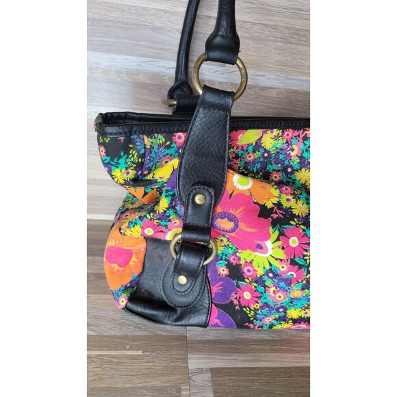 O’Neill Floral Bright and Funky Surfer Flower‎ Design Canvas Shoulder Bag Summer - Picture 9 of 15